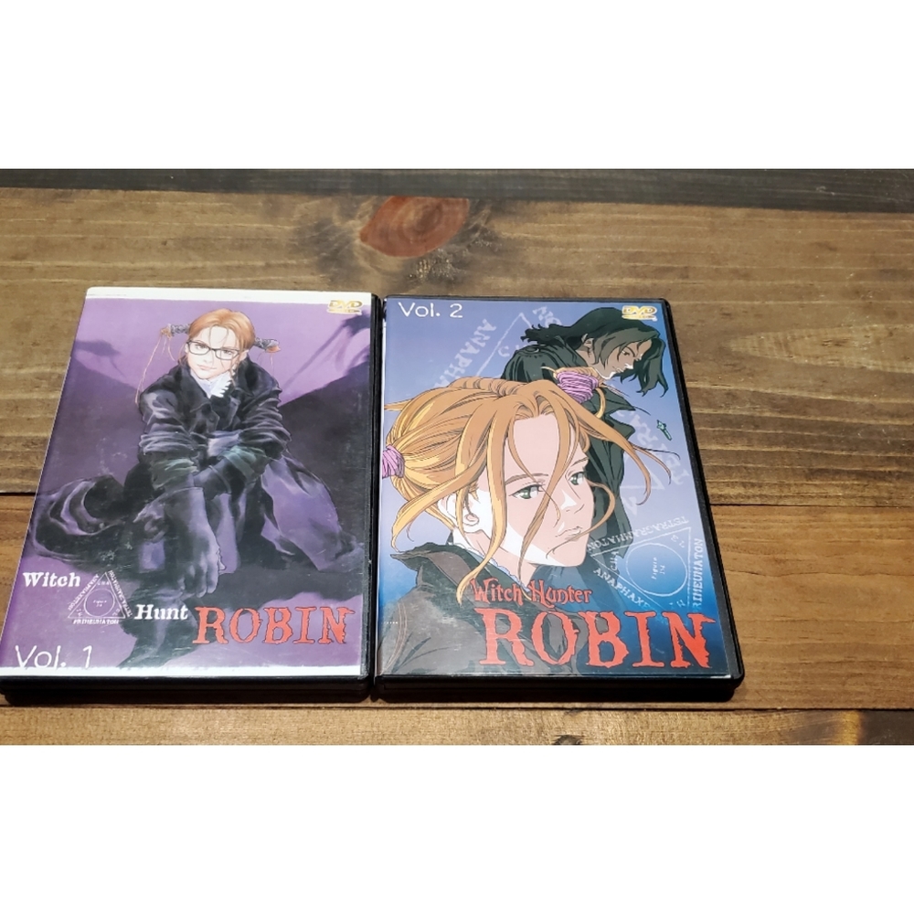 Witch Hunter Robin - Vol. 1: Arrival and Vol. 2: Belief (DVD, 2003) Lot …